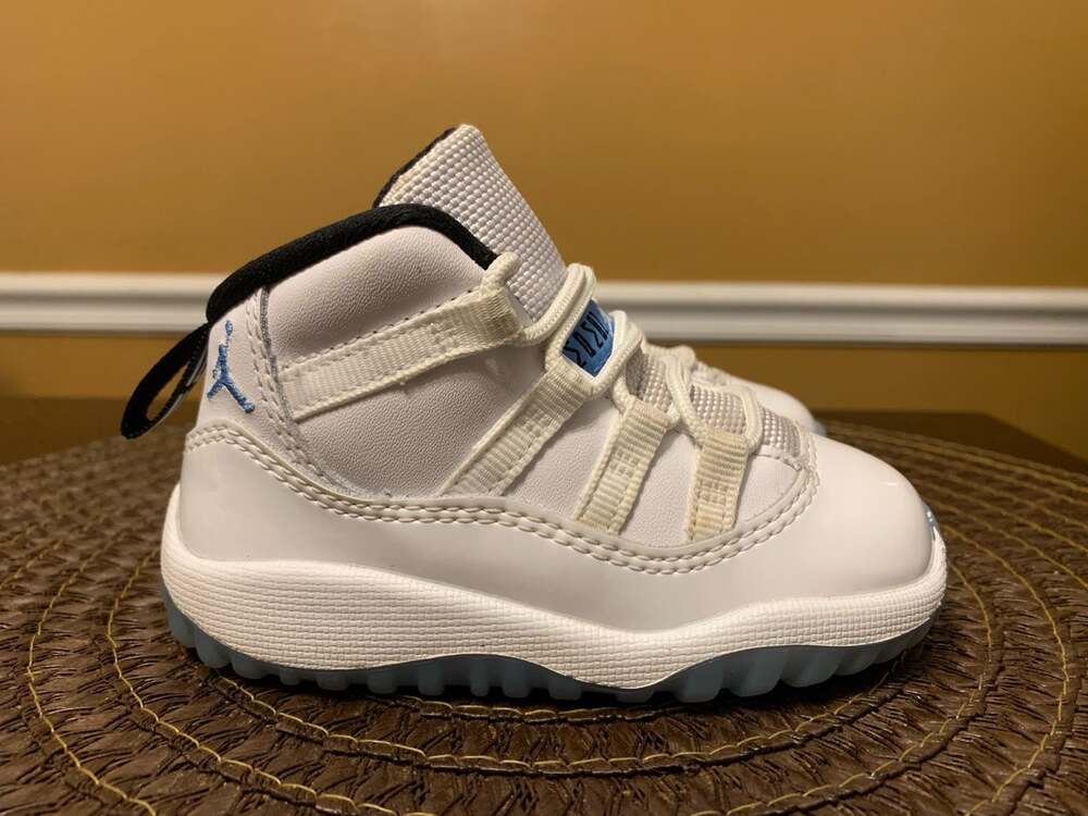 Air Jordan 11 Retro TD 'Legend Blue / Columbia' 2024 (Toddler Size 6C)